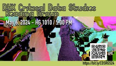 abstract banner with text DJX Critical Data Studies Reading Group