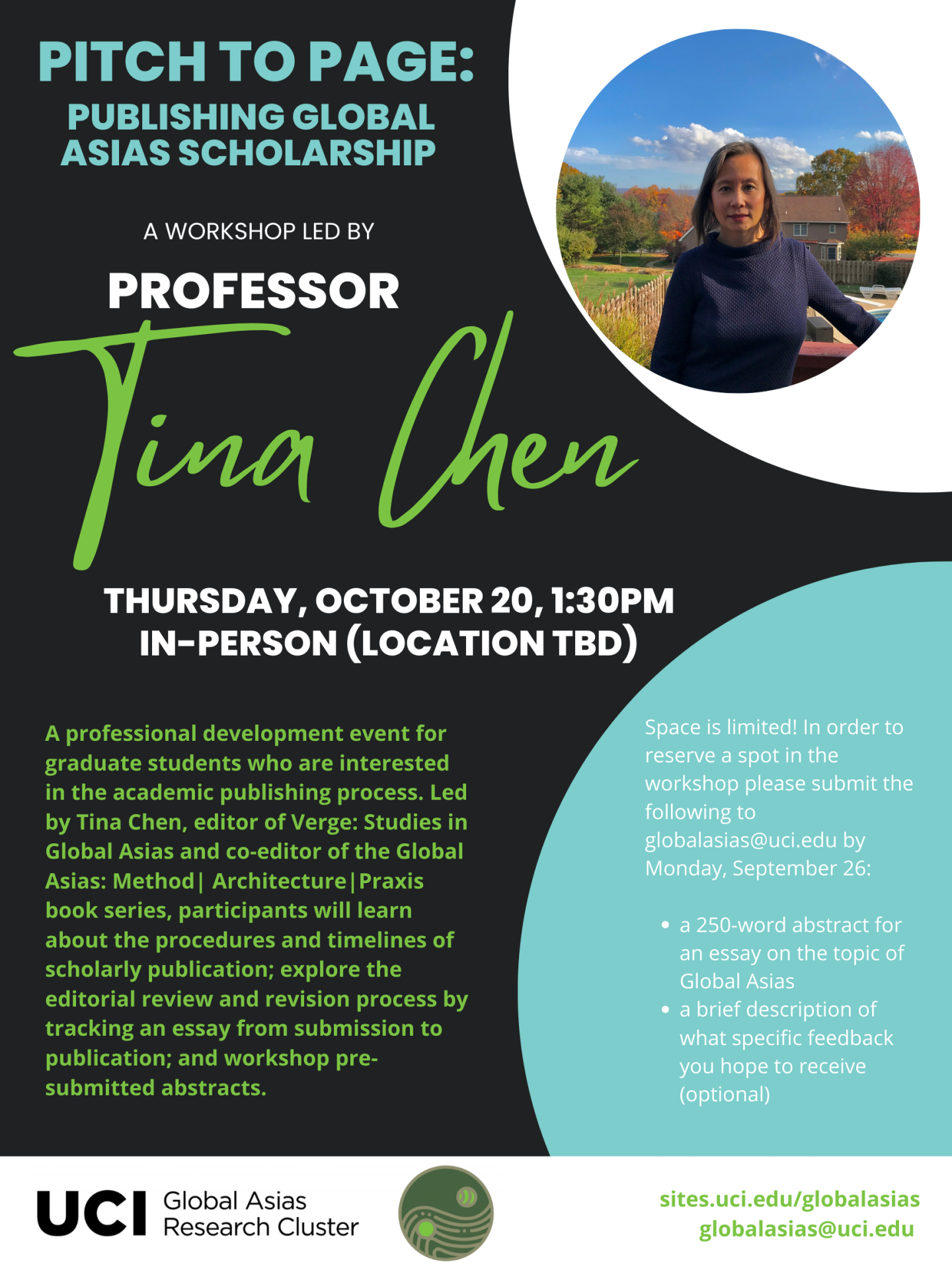 Tina Chen 10/20 Workshop