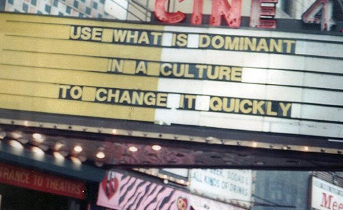 Use What Is Dominant in A Society to Change It Quickly