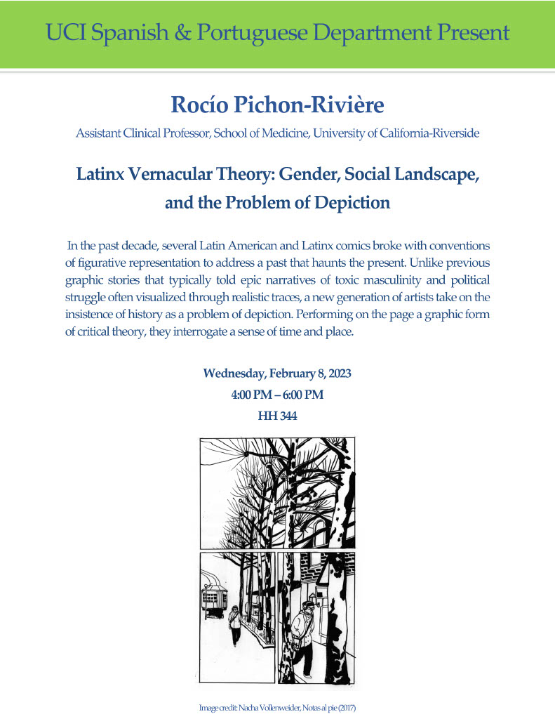 Rocio Pichon-Riviere Job Talk February 8, 2023 4pm to 6pm in HH 344