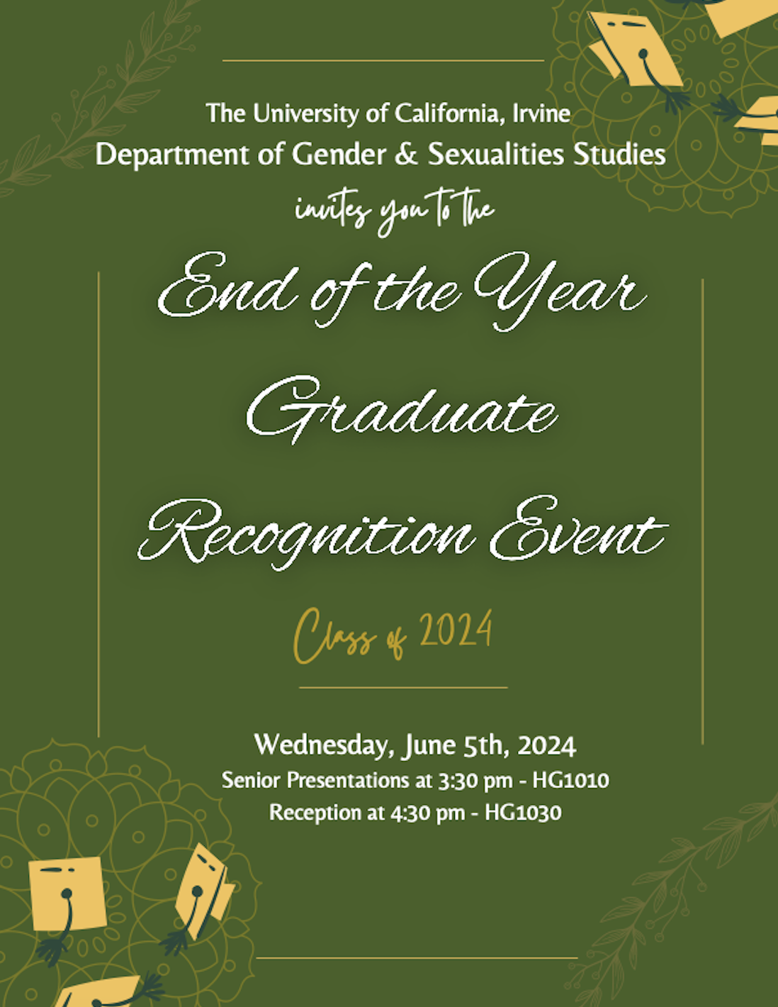 GSS Graduate Recognition Event