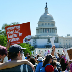 Abortion Justice rally on the National Mall