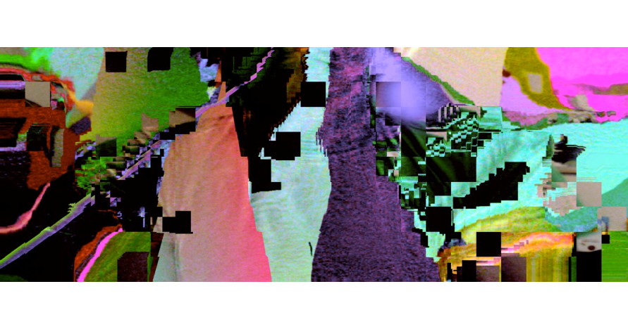 A digital glitched image