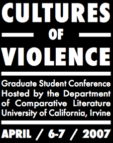 Cultures of Violence poster