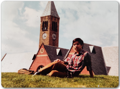 A picture of Professor Yong Chen when he was a student