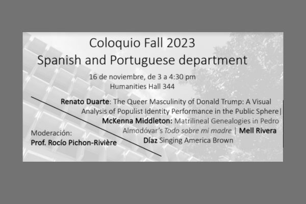 Graduate Student Colloquia 2023 Fall