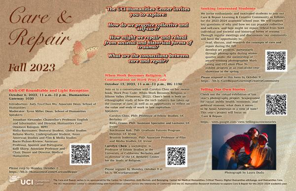 Fall 2023 events poster