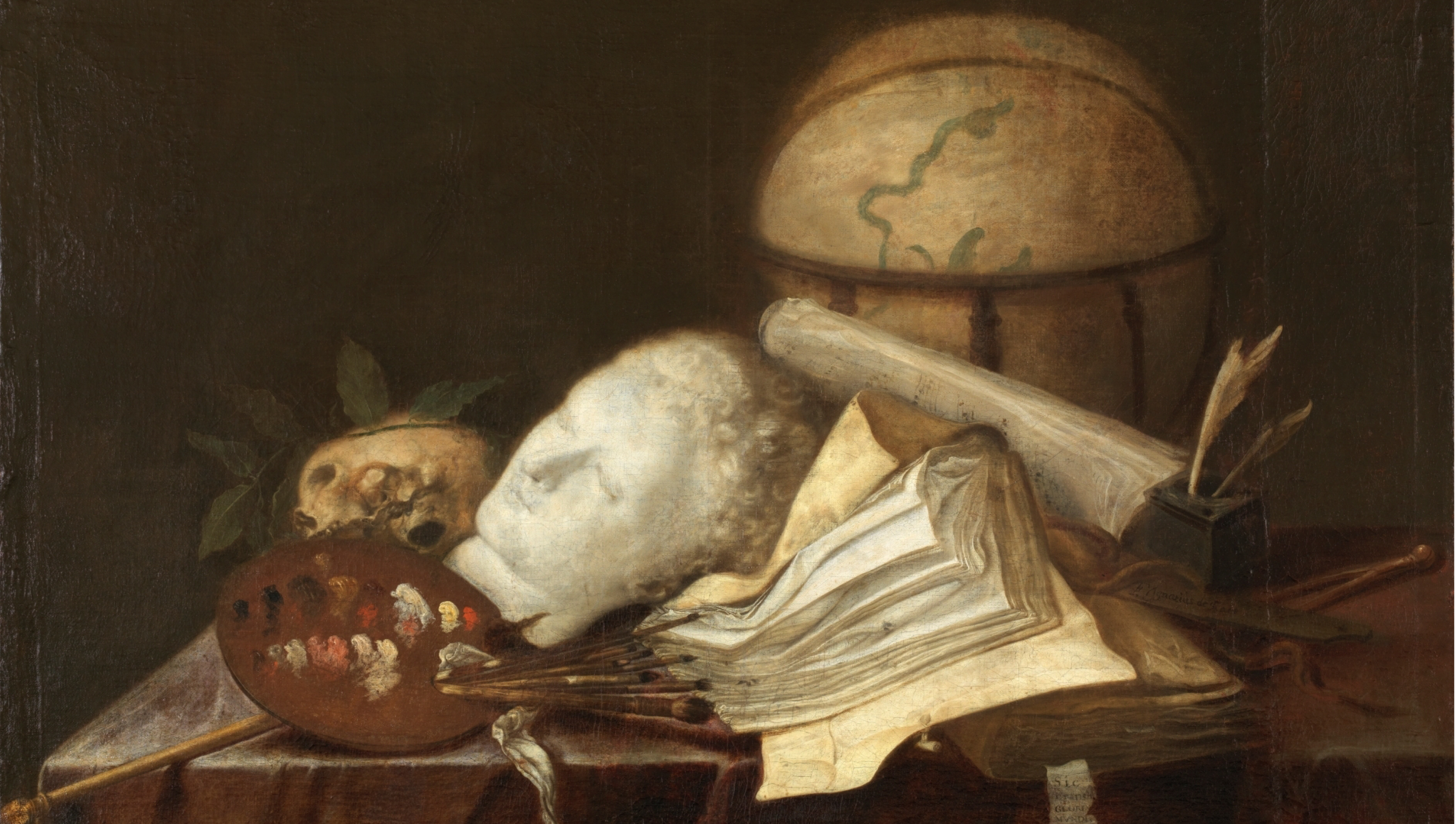 The painting "Allegory of the Arts and Sciences" by Ignacio Raeth