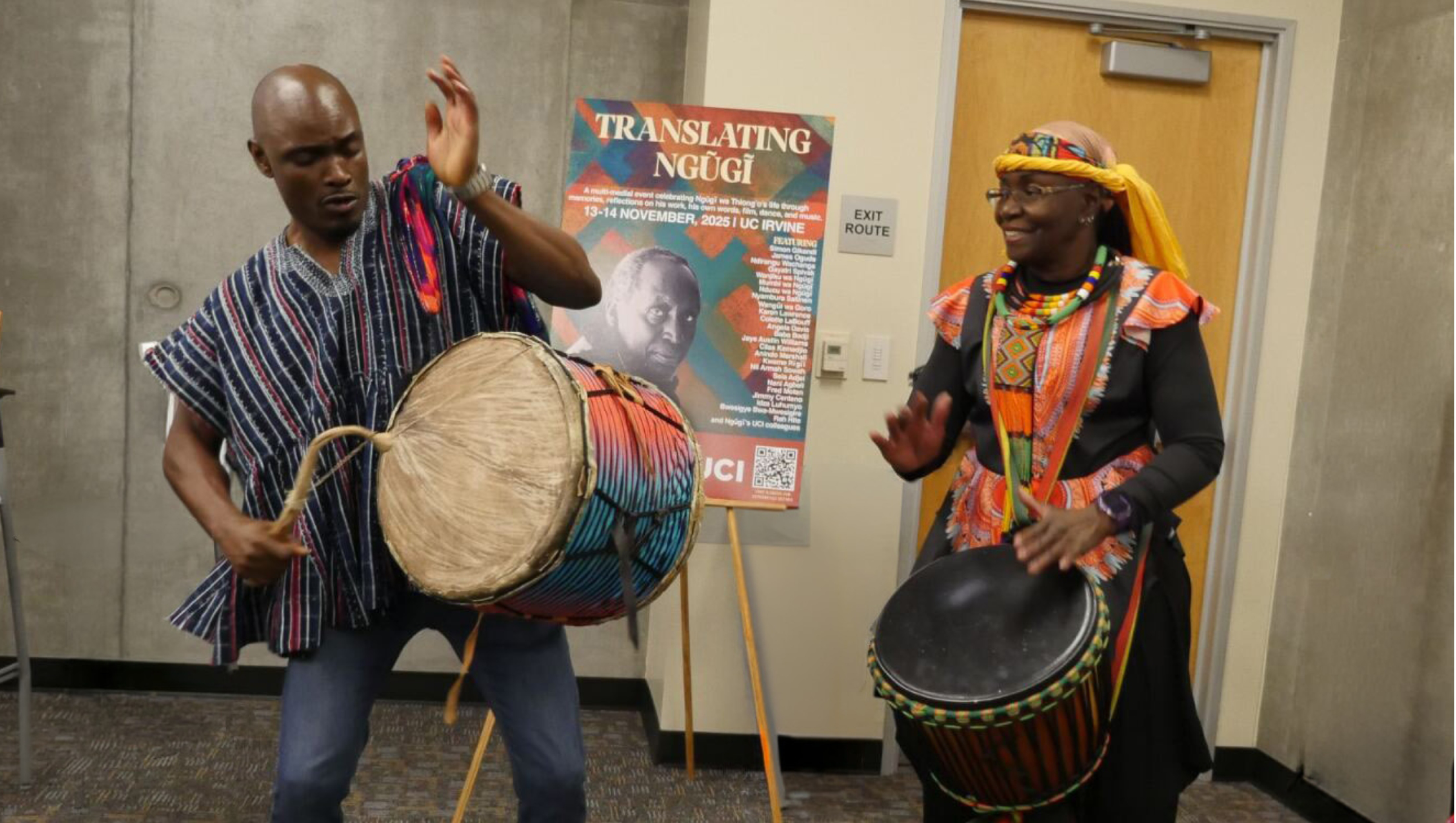 Performers at Celebrating the life and legacy of Ngũgĩ wa Thiong’o.