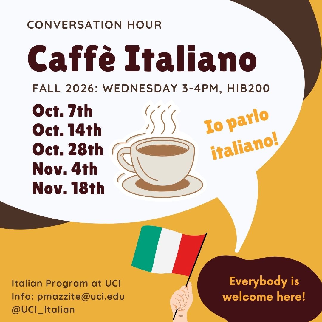 Caffe Italiano Fall 2026 Poster