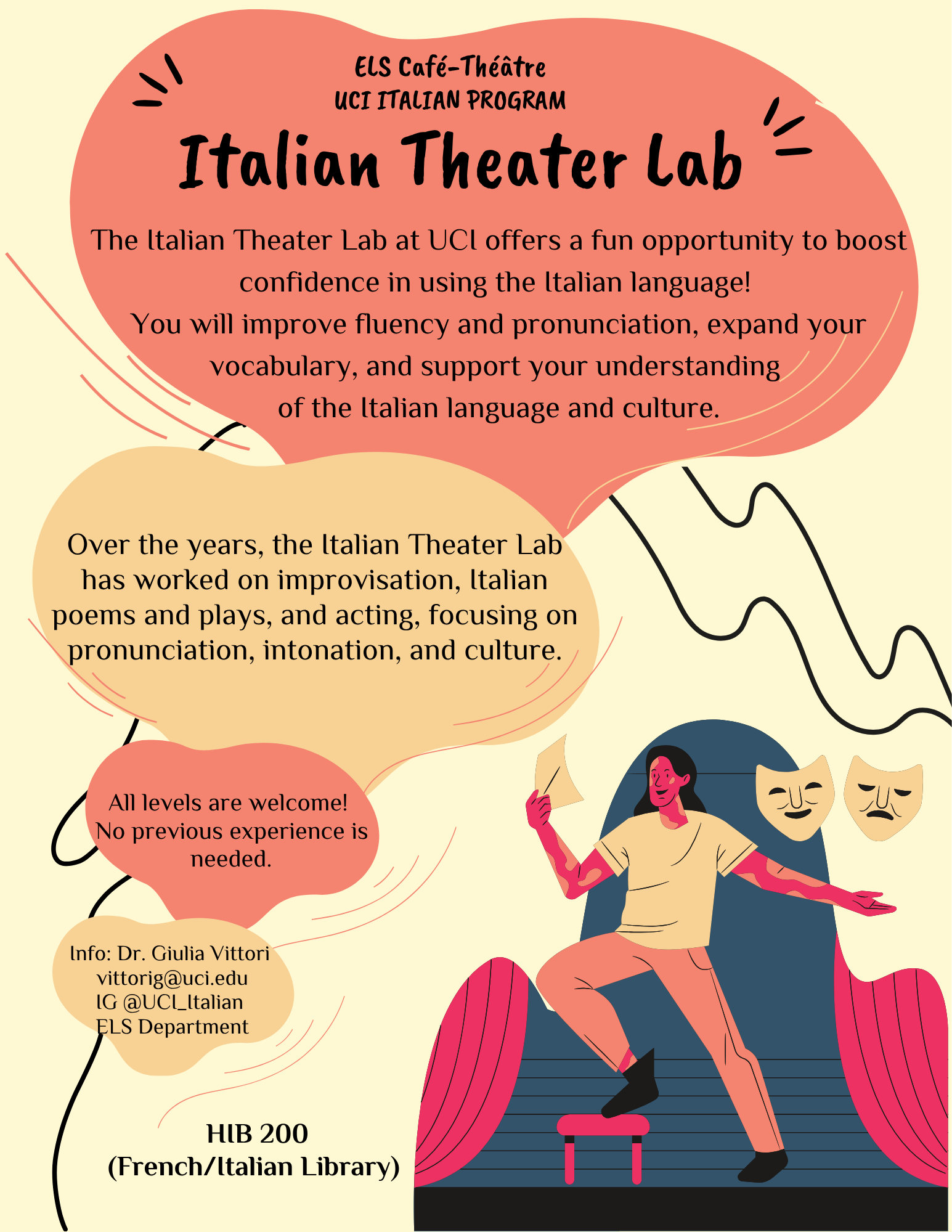 Italian Theater Lab Poster