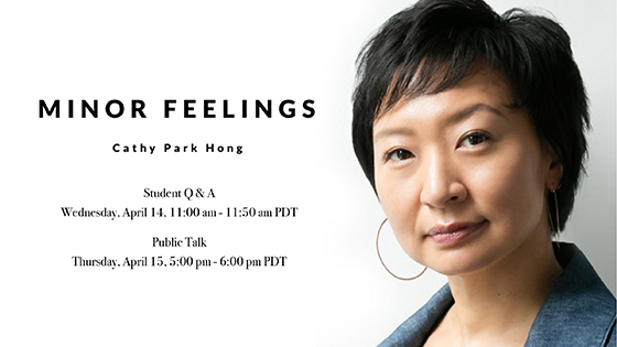 Cathy Park Hong, Minor Feelings - Public Talk