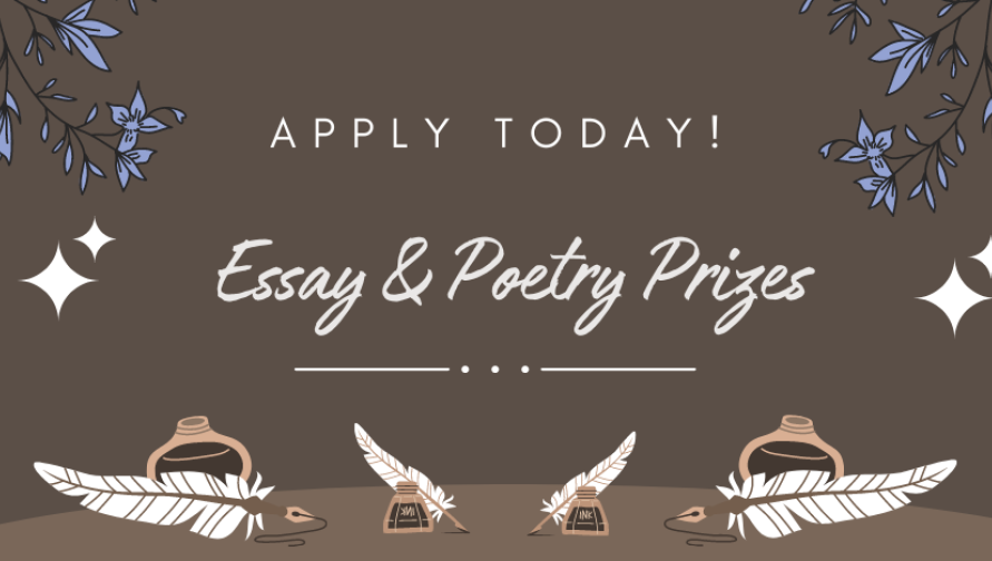 2024 Essay and Poetry Prizes Banner