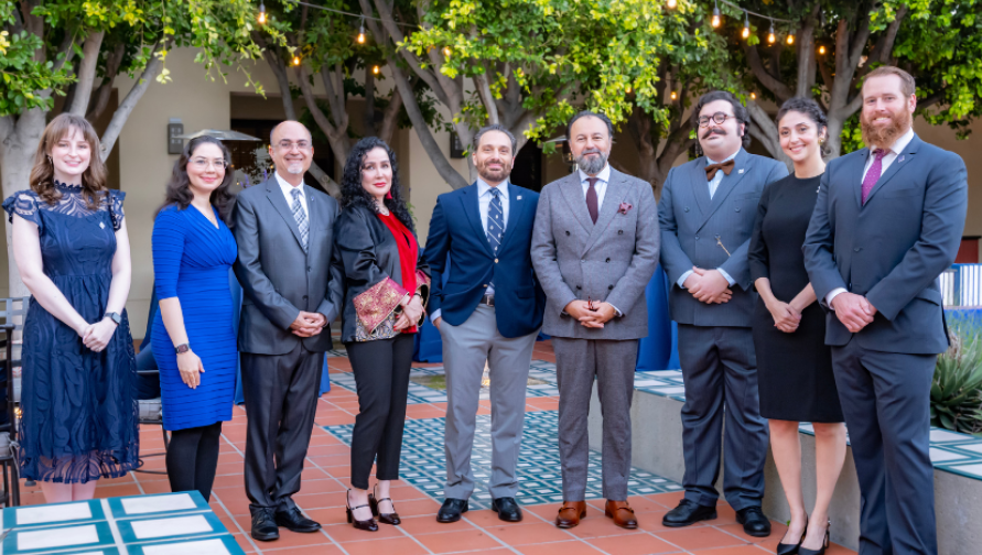 a group photo of staff and faculty from the Jordan Center for Persian Studies and Culture