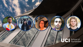 A banner featuring the faces of five transfer students and a background of Humanities Gateway