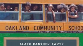 School Bus with Children and BPOCS Logo