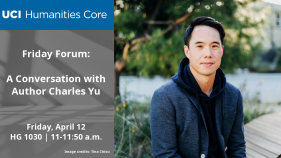 promotional image for Charles Yu Friday Forum