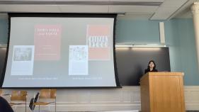 Myra McCants speaking at Johns Hopkins