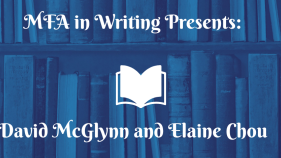 Blue Background with Shelved Books