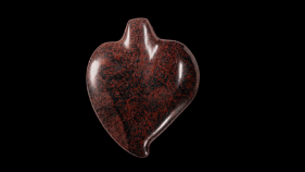 Heart shaped medicinal stone