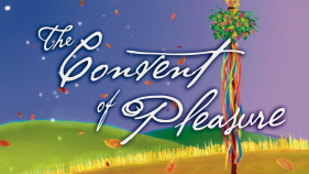 The Convent of Pleasure, in landscape with maypole