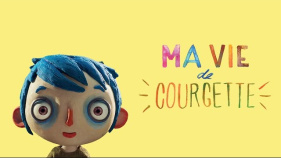 Blue-haired nine year old child 