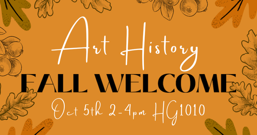 Art History Fall Welcome Postcard