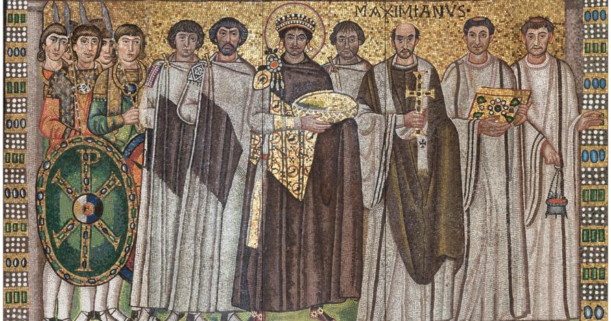 Emperor Justinian and Member of His Court