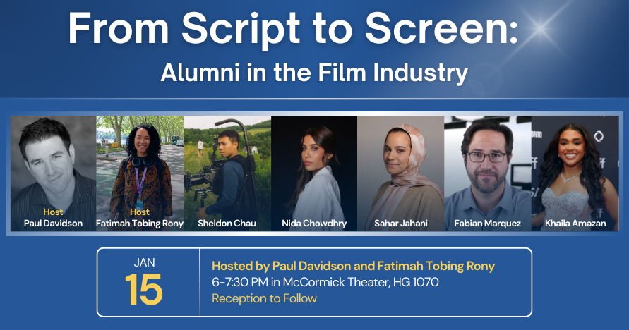 Script to Screen Alumni Panelists
