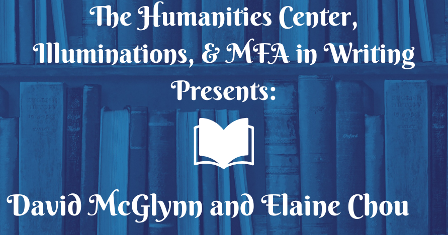 Blue background with shelved books