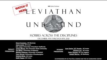 conference poster with title Leviathan Unbound and list of speakers
