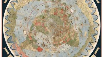 Urbano Monte World Map reconstructed by Stanford University