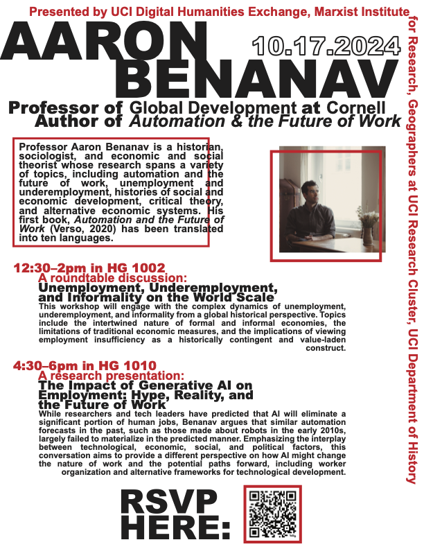 flyer for benanav events