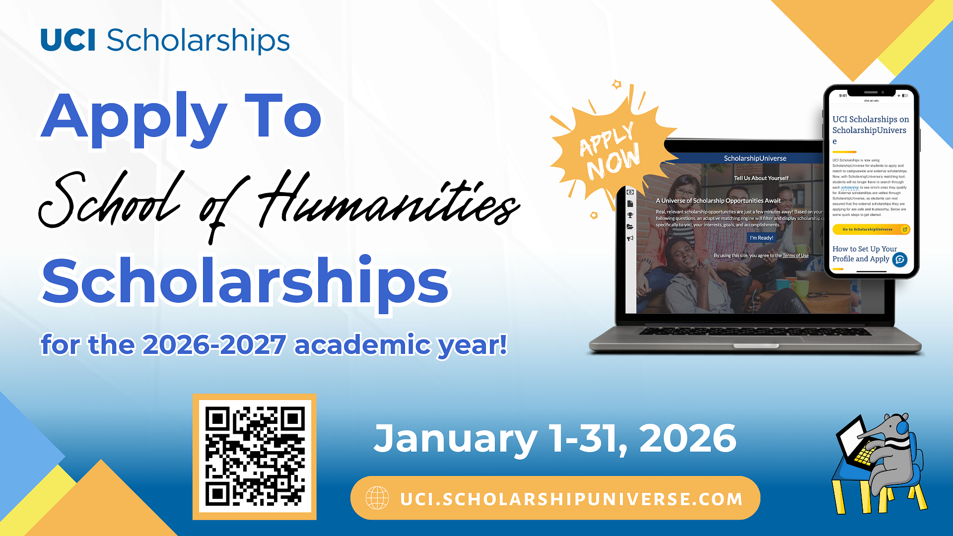 Apply to School of Humanities Scholarships