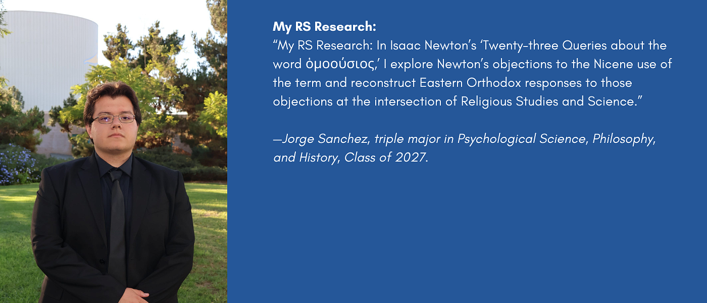 Jorge Sanchez RS Research Statement 