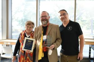 Photo of Jonathan Alexander at award ceremony