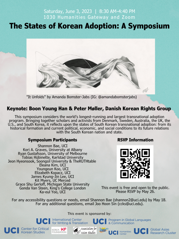 States of Korean Adoption Symposium Poster