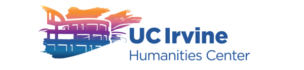 Colorful Logo of Humanities Center, alongside text "UC Irvine Humanities Center"