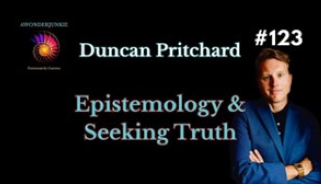 Duncan Pritchard with his name near his image and the words Epistemology & Seeking Truth