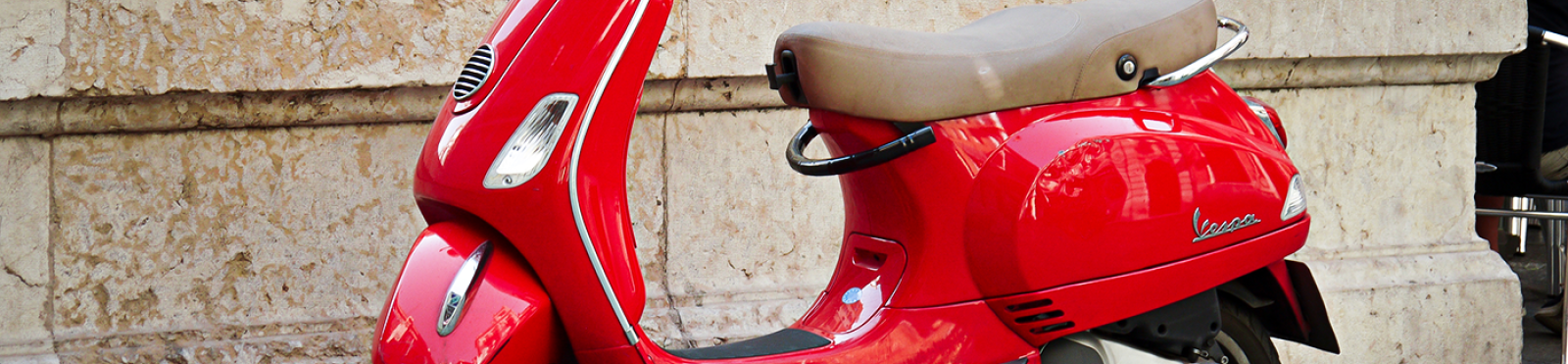 red vespa