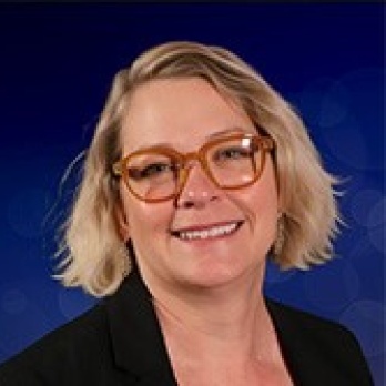 A headshot of Victoria E. Johnson 