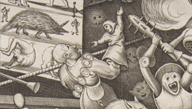 greyscale humanoids and animals