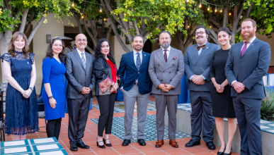 a group photo of staff and faculty from the Jordan Center for Persian Studies and Culture